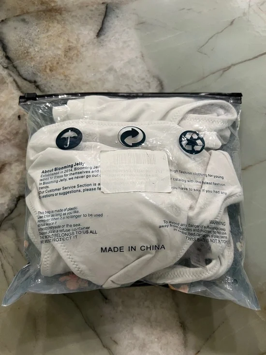 White Cutout High-Waist Bikini Set - Women Swim - Picture 12 of 12